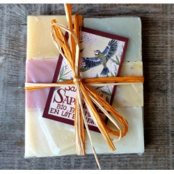 Assortiment Douceur & Lait - Ballotin découverte de 6 savons de 20g minimum